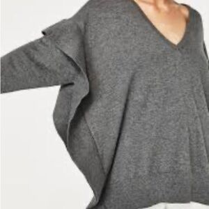 Zara Gray Women's Sweater Size L